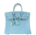 HermÃƒÆ’Ã‚Â¨s Birkin 25 Bag Bleu Saint Cyr