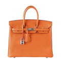 HermÃƒÆ’Ã‚Â¨s Birkin 25 Bag H Orange Togo Leather