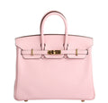HermÃƒÆ’Ã‚Â¨s Birkin 25 Bag Rose Sakura Gold Hardware