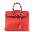 HermÃƒÆ’Ã‚Â¨s Birkin 25 Bag Vermillion Palladium