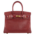 HermÃƒÆ’Ã‚Â¨s Ghillies Birkin 30 Bag Bourgogne