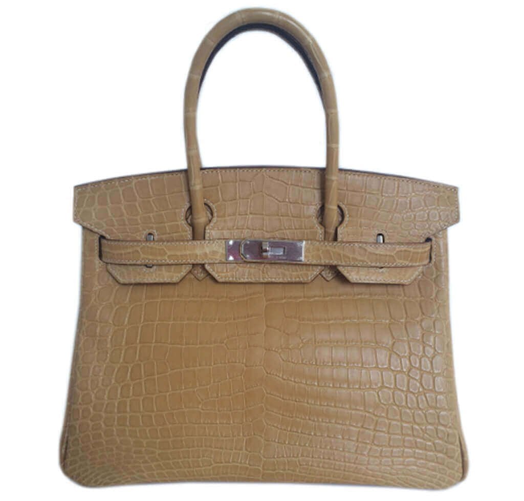 HermÃƒÆ’Ã‚Â¨s Birkin 30 Bag Paille Niloticus Crocodile