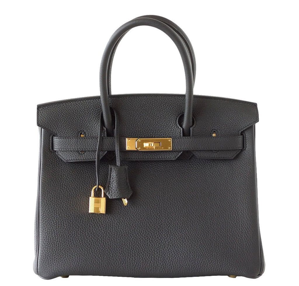 HermÃƒÆ’Ã‚Â¨s Birkin 30 Plomb Togo Bag Gold Hardware
