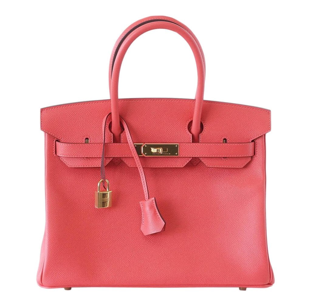 HermÃƒÆ’Ã‚Â¨s Birkin 30 Bag Rose Jaipur Gold Hardware