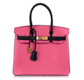 HermÃƒÆ’Ã‚Â¨s Birkin 30 Rose Lipstick Noir HSS