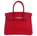 HermÃƒÆ’Ã‚Â¨s Birkin 30 Rouge Garance Bag Togo