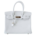 HermÃƒÆ’Ã‚Â¨s Birkin 30 White Bag GHW
