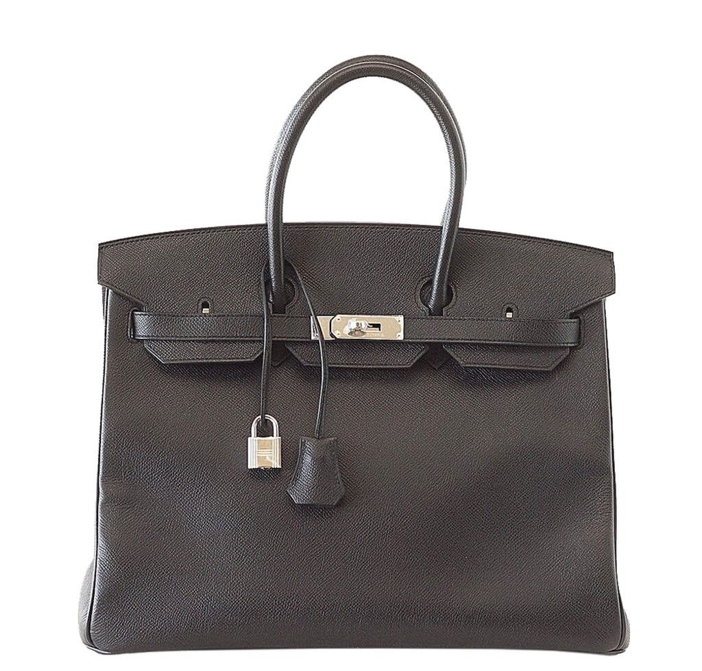 HermÃƒÆ’Ã‚Â¨s Birkin 35 Bag Black Epsom PHW