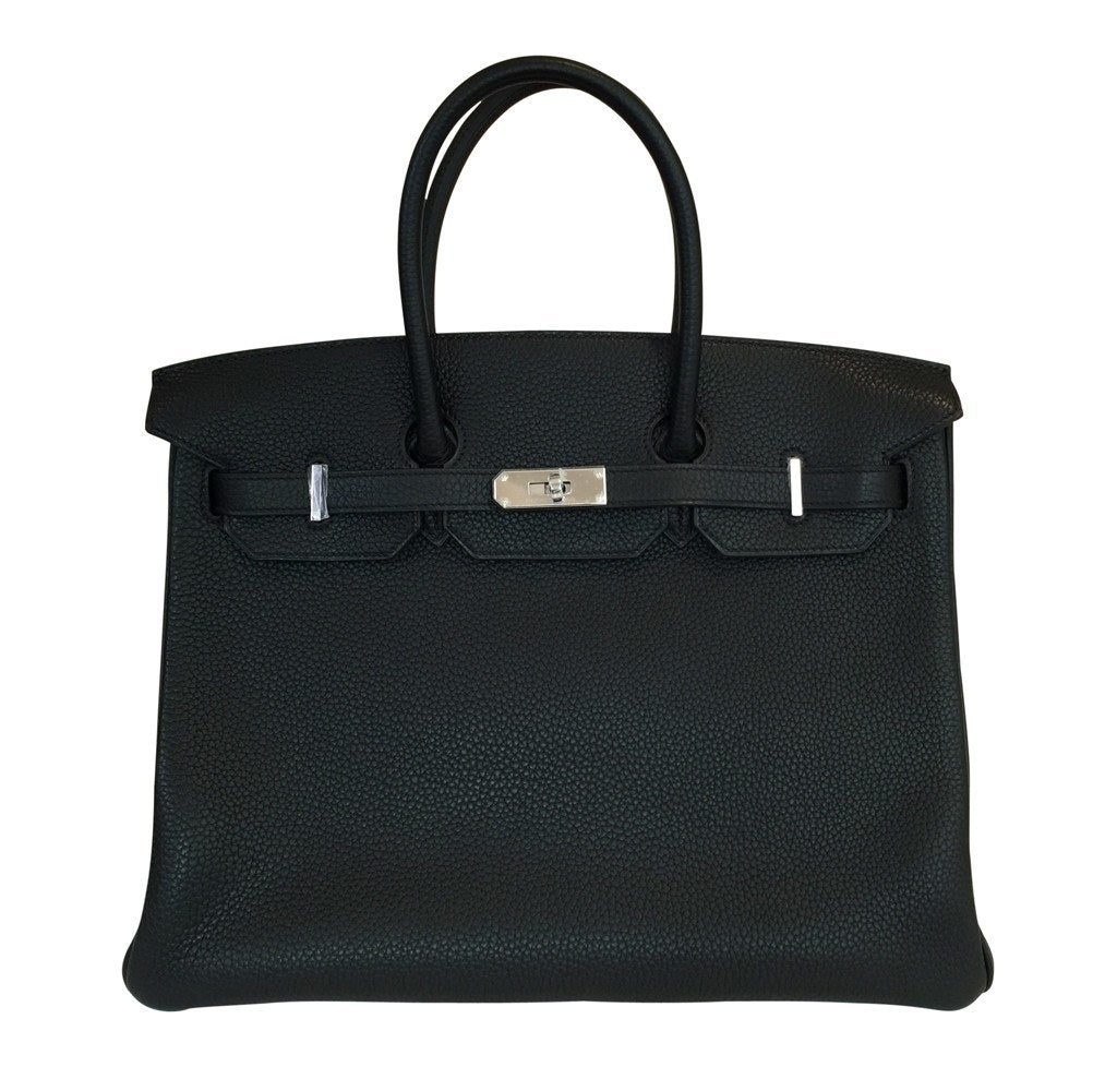 HermÃƒÆ’Ã‚Â¨s Birkin 35 Black Togo Bag PHW