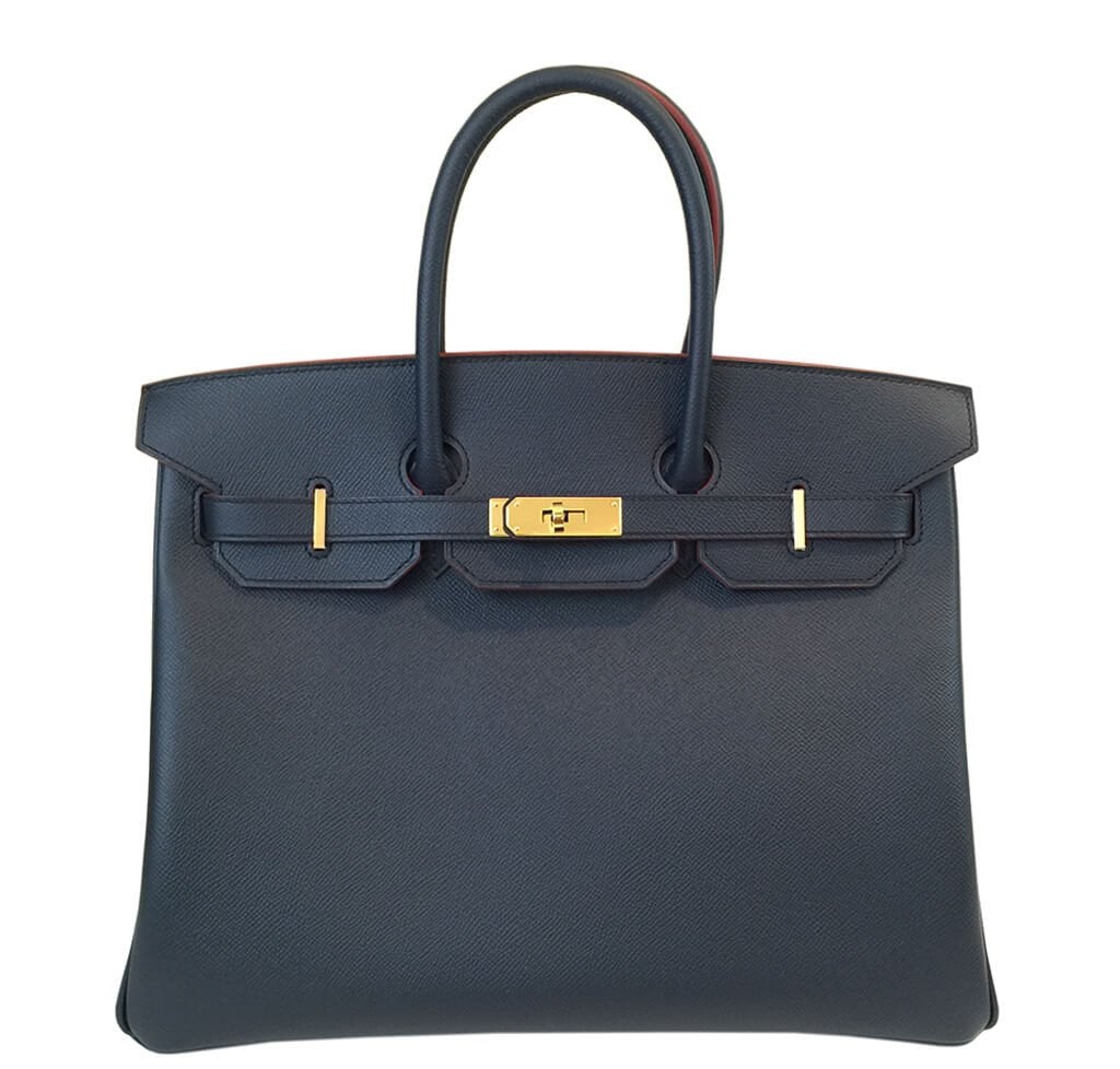 HermÃƒÆ’Ã‚Â¨s Birkin Bag Bleu Indigo Bi-Color