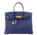 HermÃƒÆ’Ã‚Â¨s Birkin 35 Bag Bleu Saphir Epsom Leather