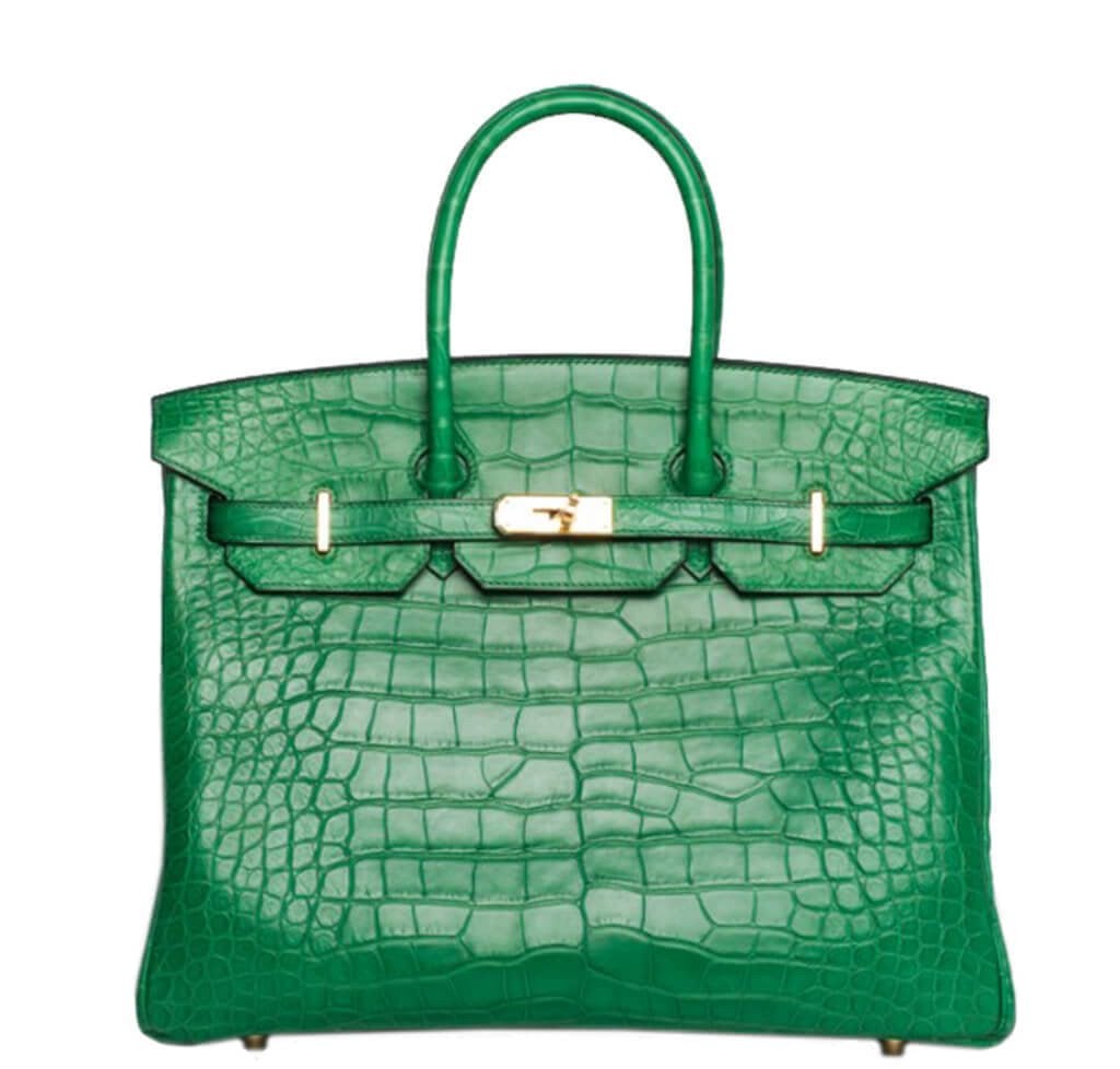HermÃƒÆ’Ã‚Â¨s Birkin 35 Bag Cactus Matte Alligator