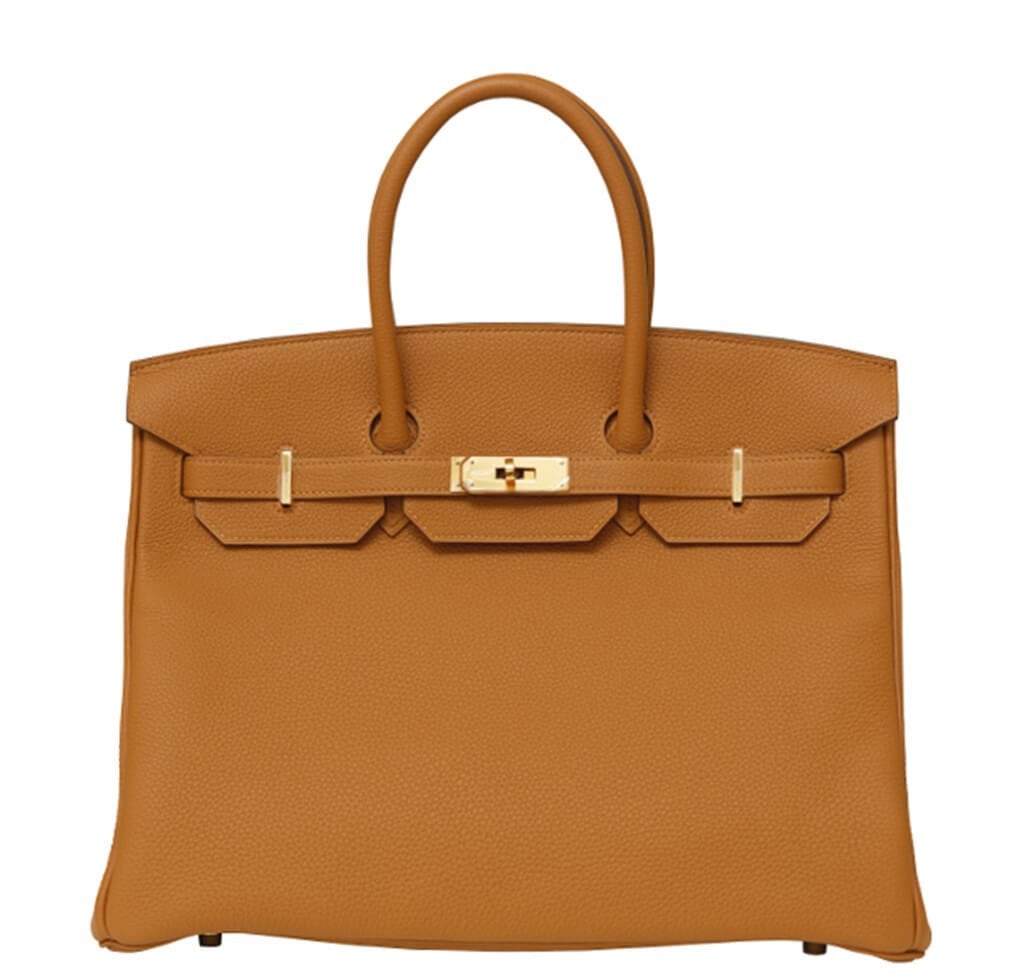 HermÃƒÆ’Ã‚Â¨s Birkin 35 Bag Caramel Togo