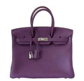 HermÃƒÆ’Ã‚Â¨s Birkin 35 Cassis Purple Fjord Bag