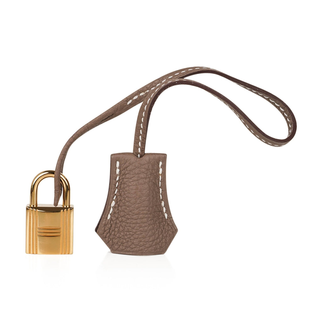 Hermes Birkin 35 Bag Etoupe Gold Hardware Togo Leather Neutral Taupe