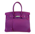 HermÃƒÆ’Ã‚Â¨s Birkin 35 Ghillies Anemone Bag PHW
