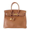 HermÃƒÆ’Ã‚Â¨s Togo Birkin 35cm Gold Bag GHW