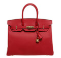 HermÃƒÆ’Ã‚Â¨s Birkin 35 Rouge Casaque Red Bag GHW