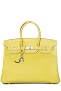 HermÃƒÆ’Ã‚Â¨s Birkin 35cm Soufre Yellow Epsom Leather Tote