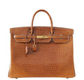 HermÃƒÆ’Ã‚Â¨s Matte Porosus Crocodile Fauve Birkin 40 Bag