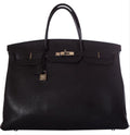 HermÃƒÆ’Ã‚Â¨s Birkin 40cm Black Togo Leather Tote