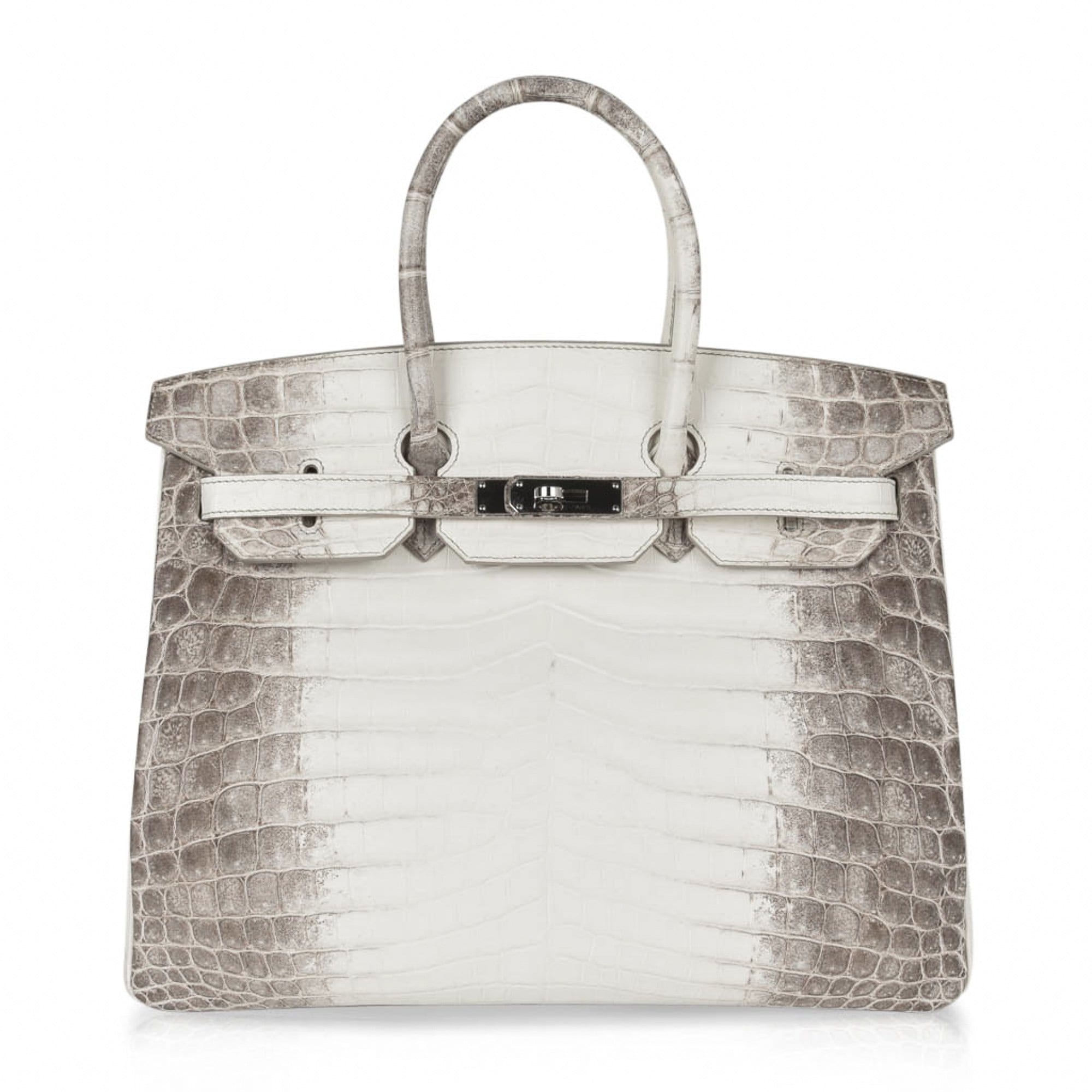 Hermes Birkin 35 Himalaya Blanc Crocodile Palladium Hardware