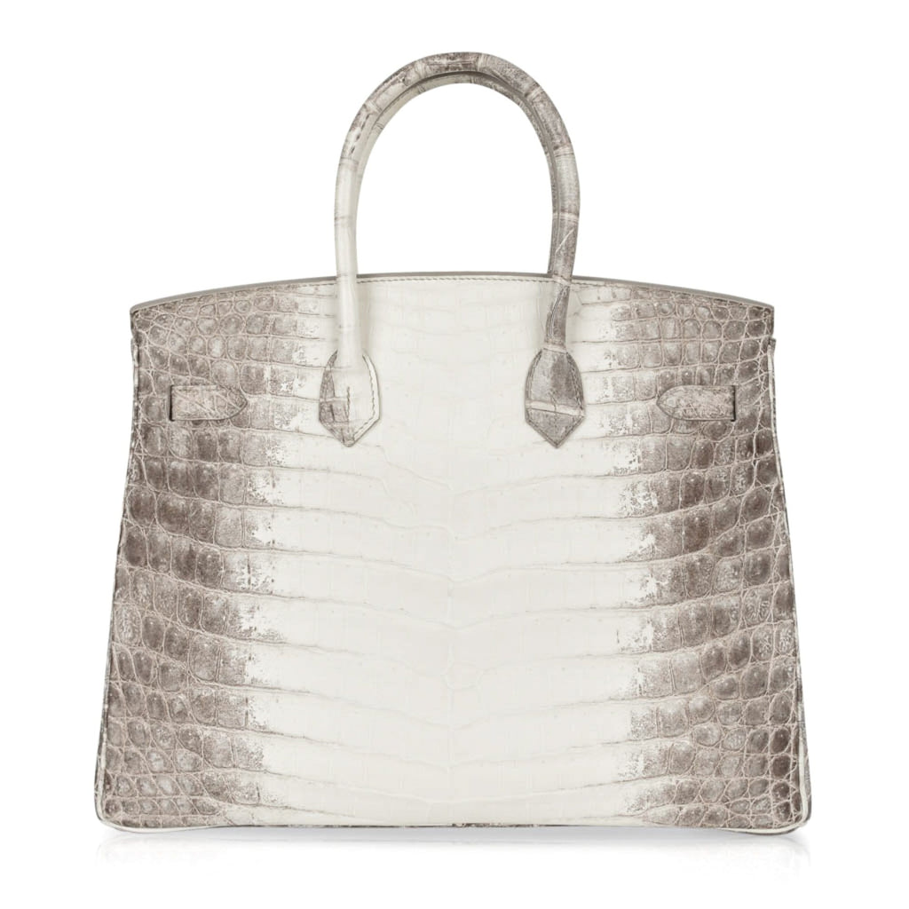Hermes Birkin 35 Himalaya Blanc Crocodile Palladium Hardware