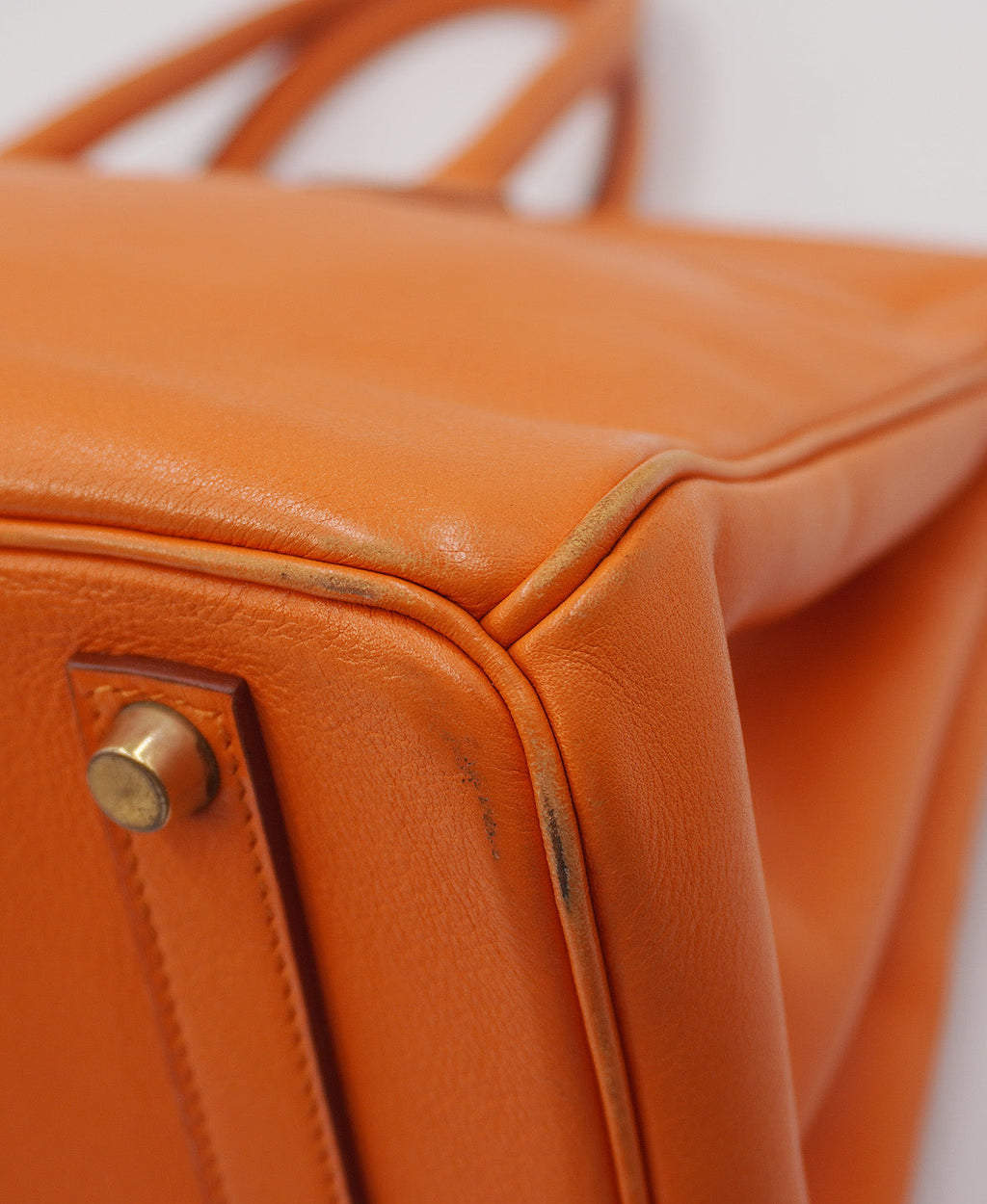 Epsom Birkin 35 Orange