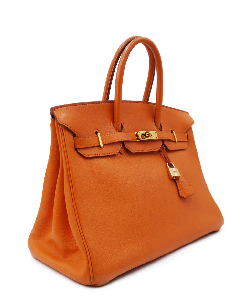 Epsom Birkin 35 Orange