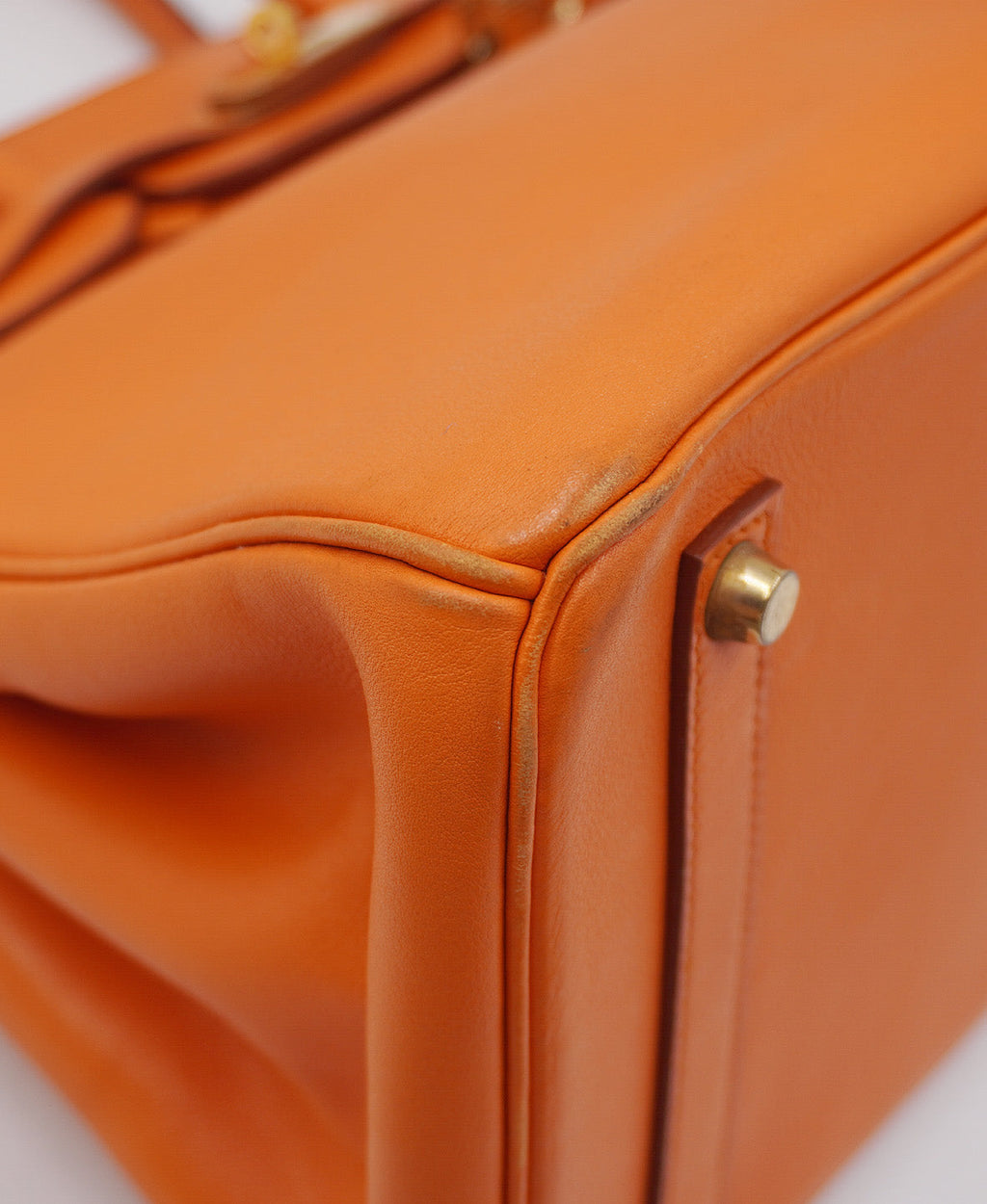 Epsom Birkin 35 Orange