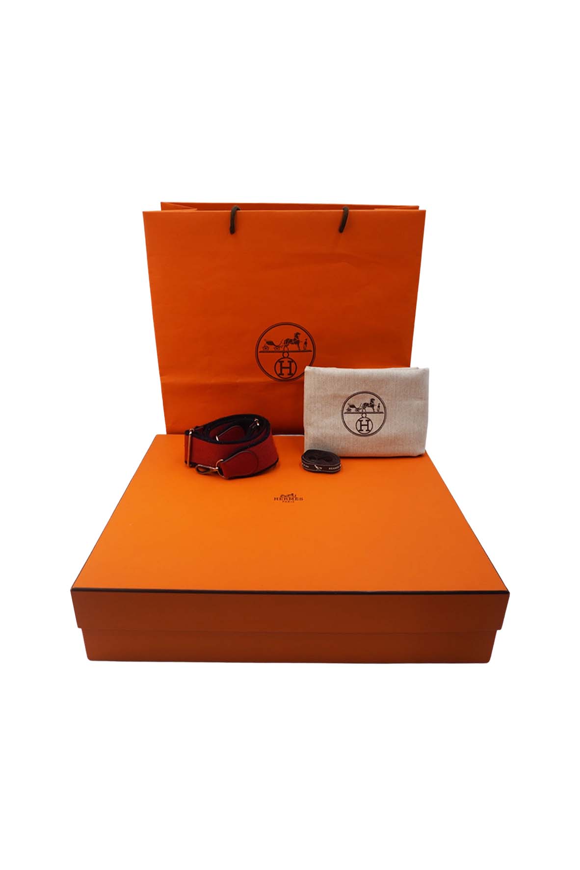 Evelyn III PM Dual Color Strap Red