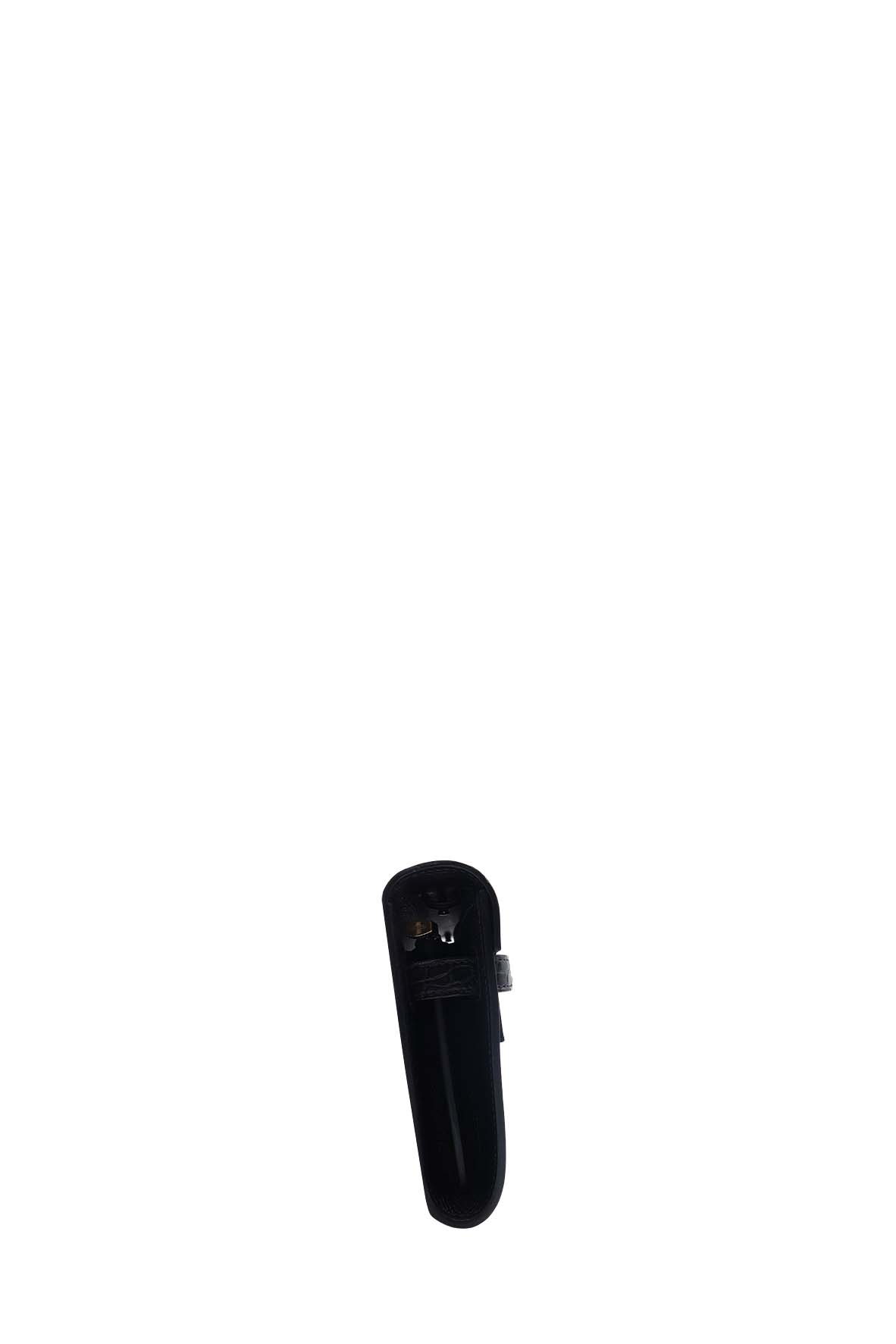 Kelly to Go Wallet in Epsom and Alligator Leather Black