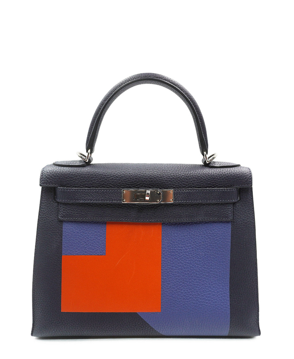 Limited Edition Kellygraphie Lettre R Sellier Kelly 28 PHW Multicolor