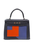 Limited Edition Kellygraphie Lettre R Sellier Kelly 28 PHW Multicolor