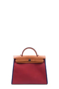 Toile Herbag Zip 31 with Pouch Maroon  Blue