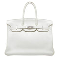 HermÃƒÆ’Ã‚Â¨s Togo Birkin Bag 35cm White