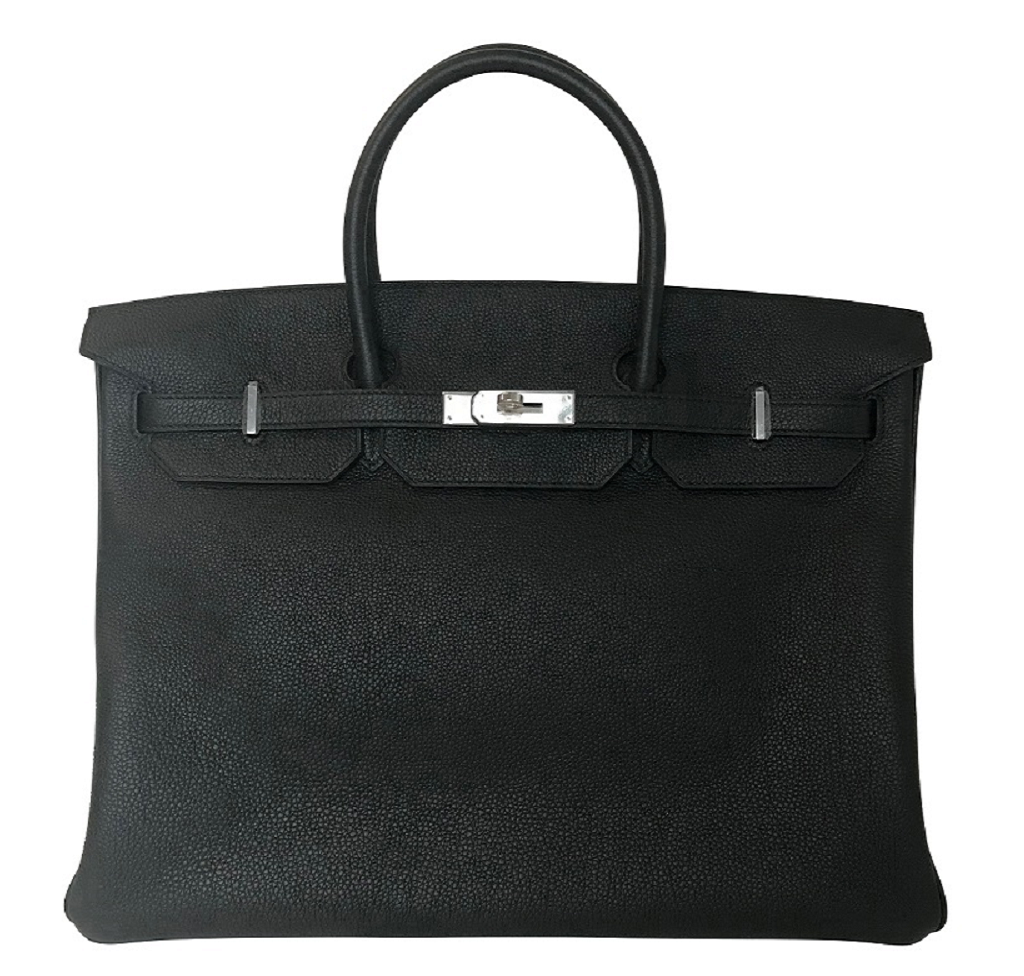 HermÃƒÆ’Ã‚Â¨s Birkin 40 Black Bag PHW