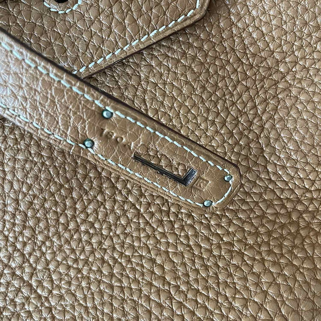 HermÃƒÆ’Ã‚Â¨s Birkin 40 Gold Clemence Leather