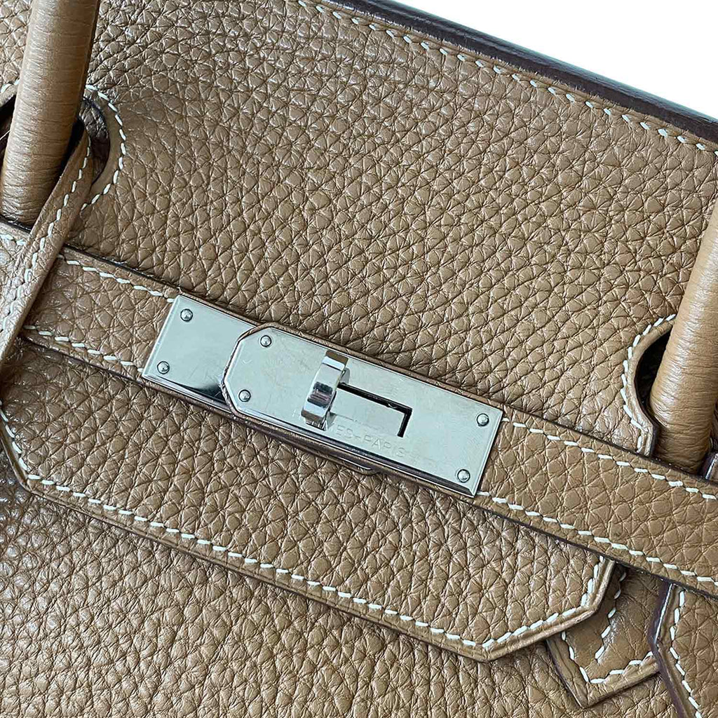 HermÃƒÆ’Ã‚Â¨s Birkin 40 Gold Clemence Leather