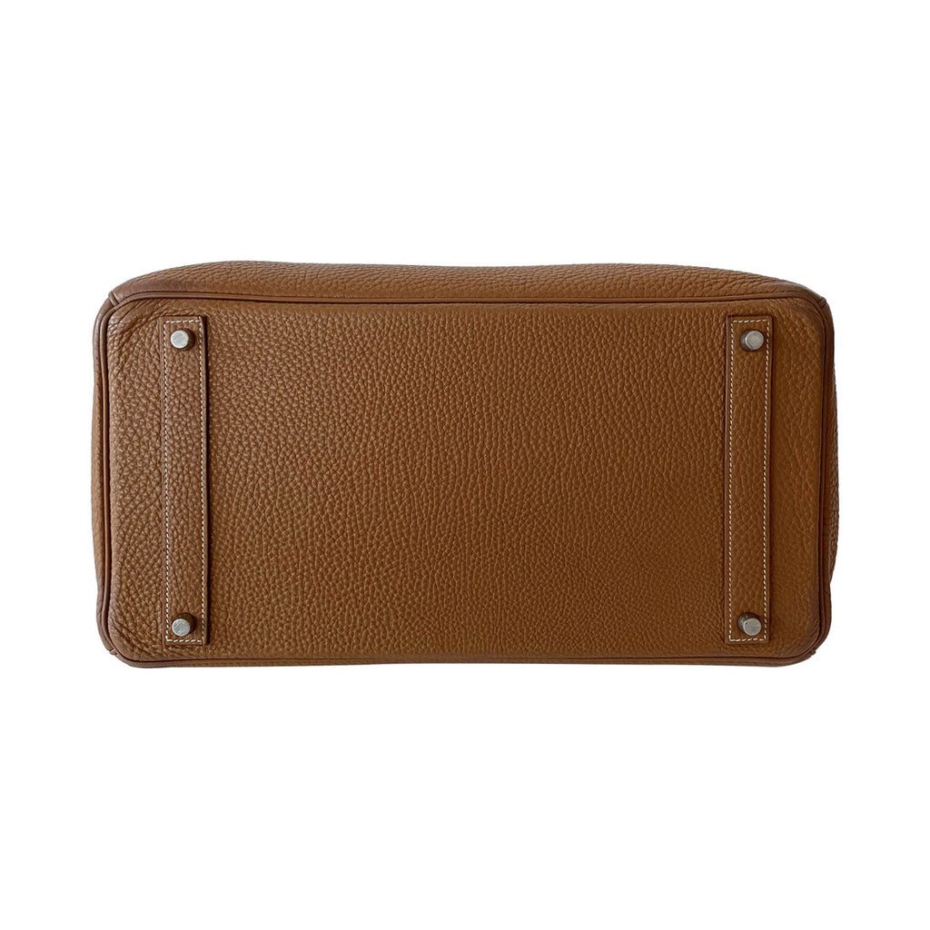 HermÃƒÆ’Ã‚Â¨s Birkin 40 Gold Clemence Leather