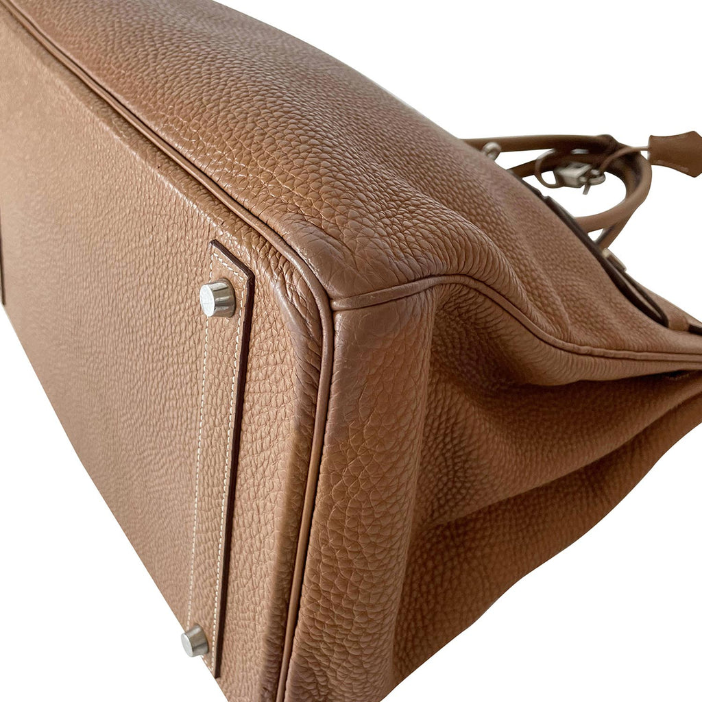 HermÃƒÆ’Ã‚Â¨s Birkin 40 Gold Clemence Leather