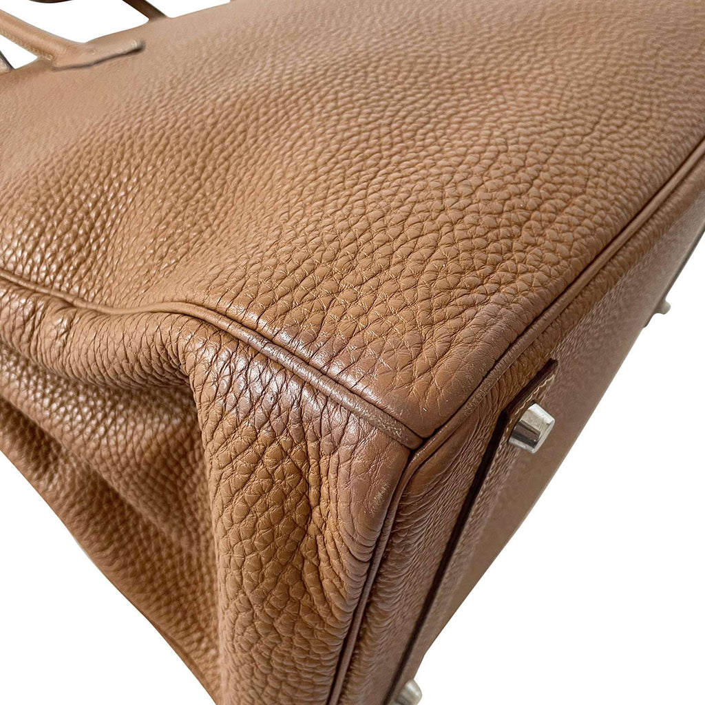 HermÃƒÆ’Ã‚Â¨s Birkin 40 Gold Clemence Leather
