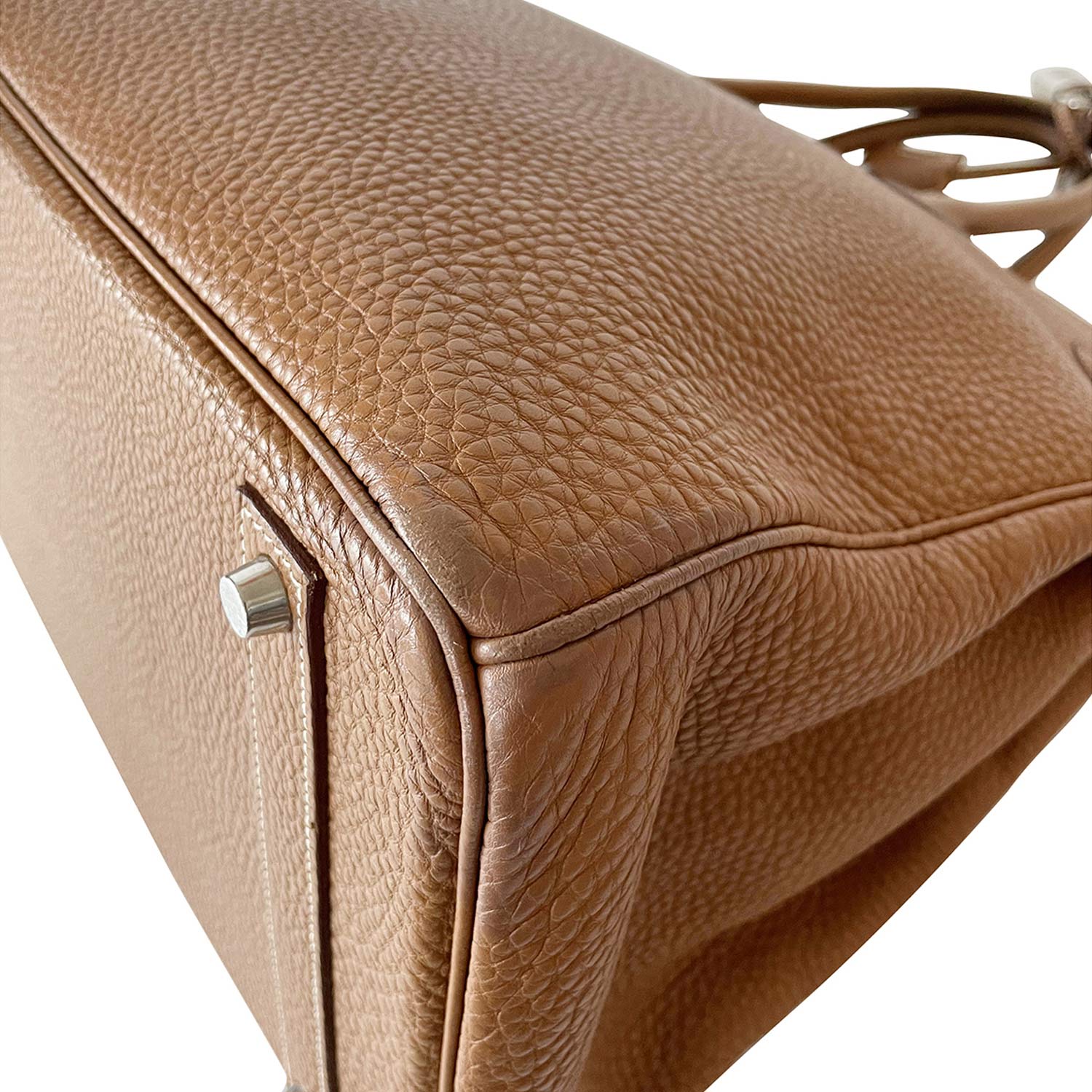 HermÃƒÆ’Ã‚Â¨s Birkin 40 Gold Clemence Leather