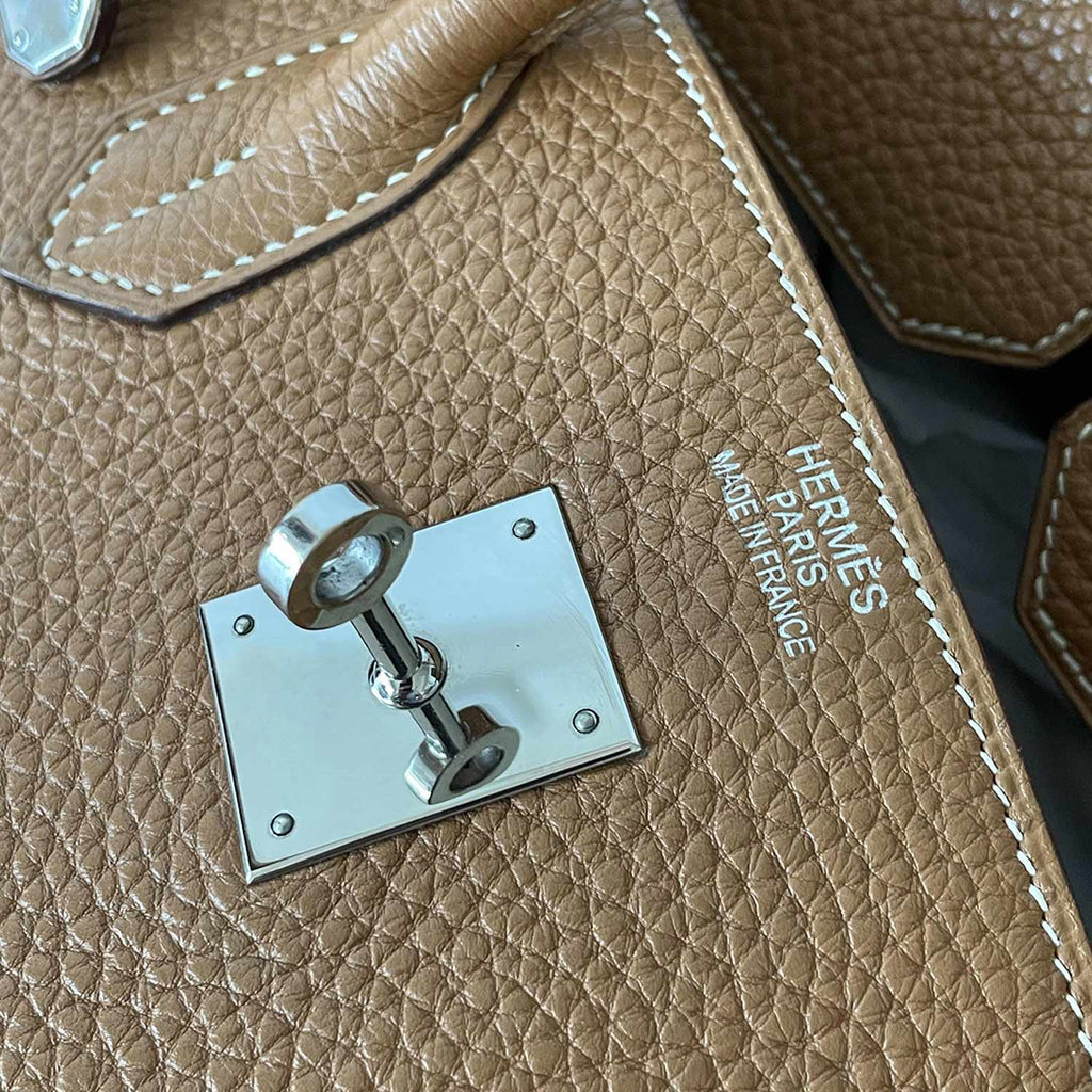 HermÃƒÆ’Ã‚Â¨s Birkin 40 Gold Clemence Leather