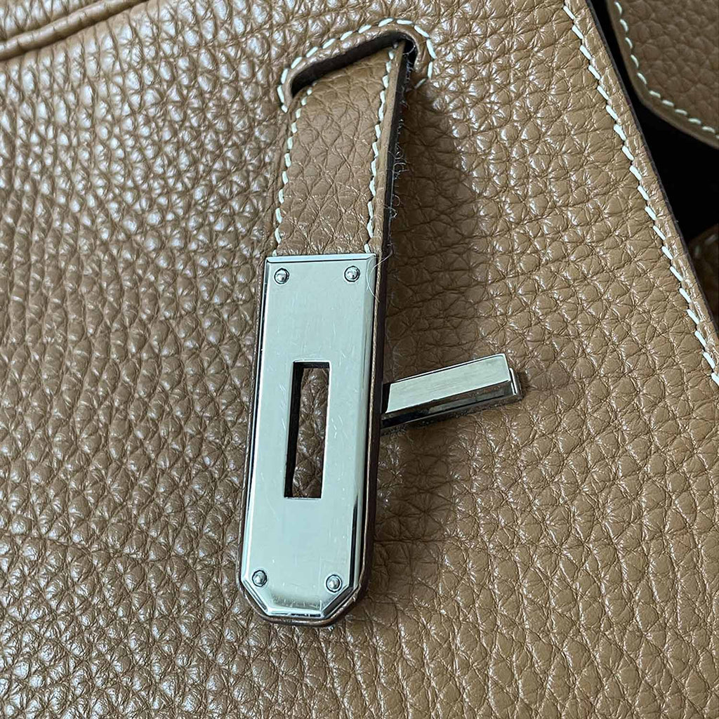 HermÃƒÆ’Ã‚Â¨s Birkin 40 Gold Clemence Leather