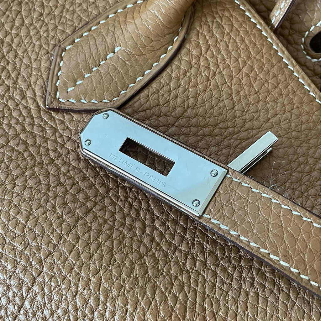 HermÃƒÆ’Ã‚Â¨s Birkin 40 Gold Clemence Leather