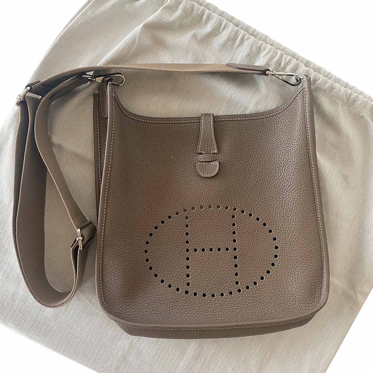 HermÃƒÆ’Ã‚Â¨s Evelyne III GM Clemence Leather