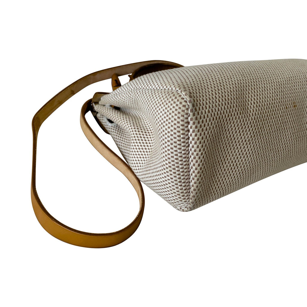 HermÃƒÆ’Ã‚Â¨s Herbag PM Toile Beige