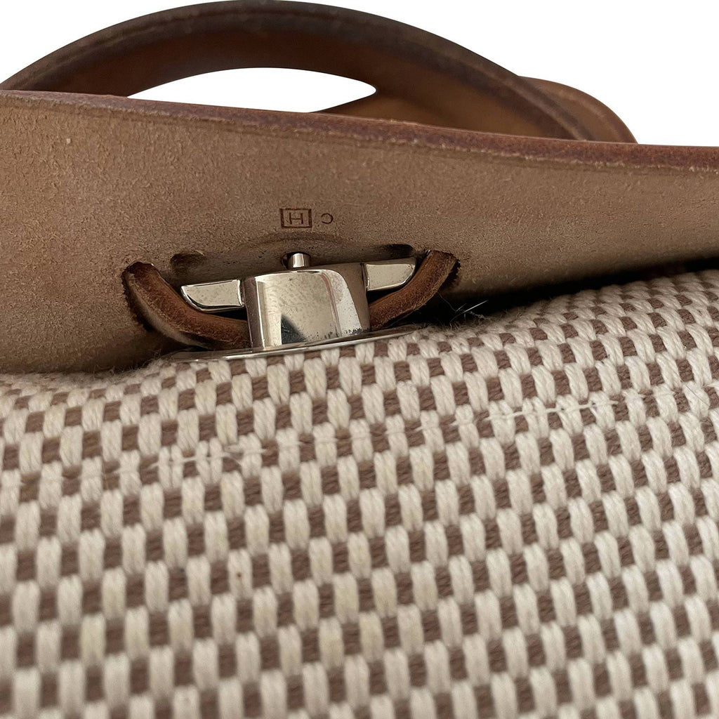 HermÃƒÆ’Ã‚Â¨s Herbag PM Toile Beige