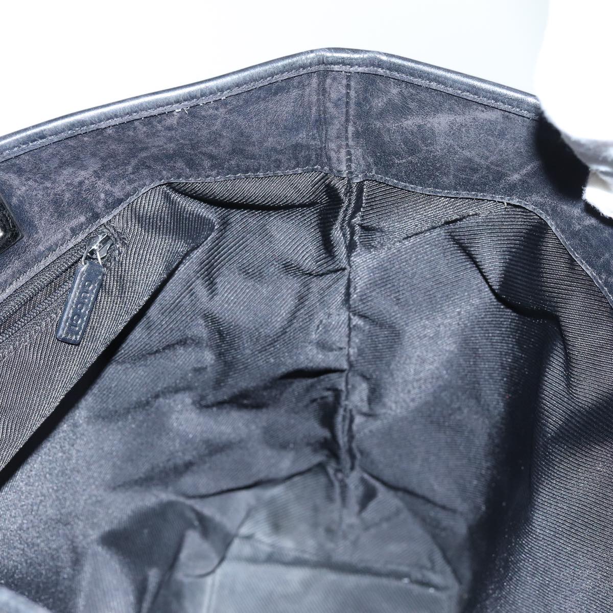 GUCCI GG Canvas Tote Bag Black hk1195